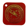 1.5" Square Token W/ 1 Color Imprint